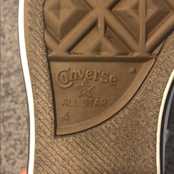 Black/Blue Converse All Star Unisex  Low Top Shoes - Picture 8 of 13